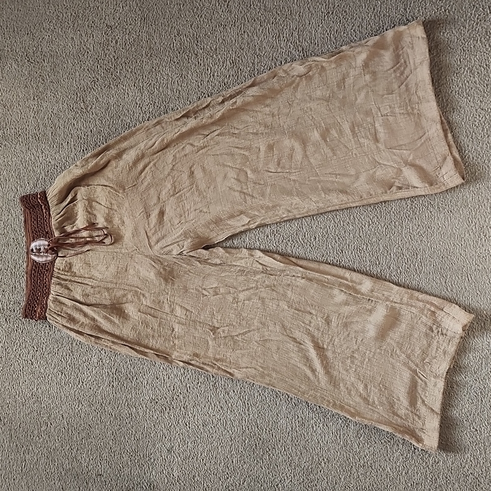 Poetry Wide Leg Linen Pants